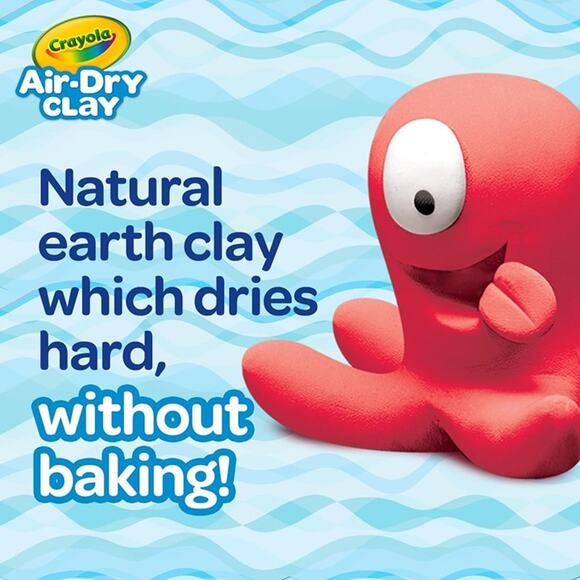 Crayola Air Dry Clay (5lbs), Natural White Modeling Clay for Kids - Picture 4 of 7